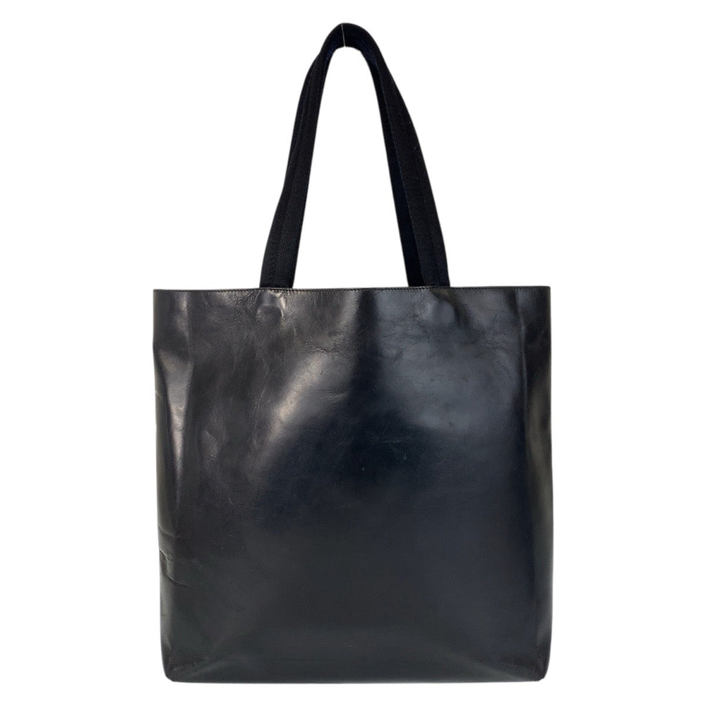PRADA Tote Bag leather Black black Tote Bag Shoulder Bag Women Used Authentic