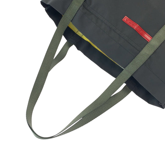 PRADA Tote Bag 4VA114 Nylon gray Tote Bag Shoulder Bag PRADA Sports Women Used Authentic