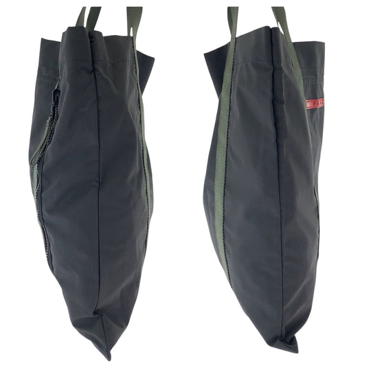 PRADA Tote Bag 4VA114 Nylon gray Tote Bag Shoulder Bag PRADA Sports Women Used Authentic
