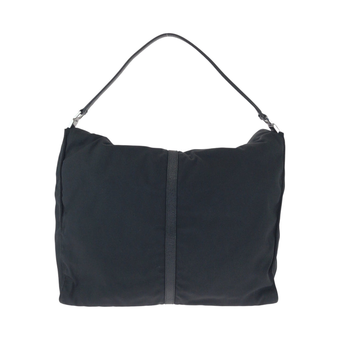 GUCCI Shoulder Bag 001 3348 GG canvas Black SilverMetal Hobo Shoulder Bag Handbag Jackie Women Used Authentic