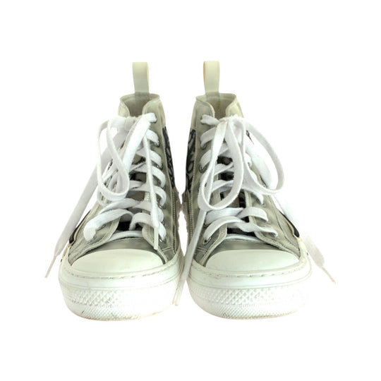 Dior sneakers fabric white Oblique 38