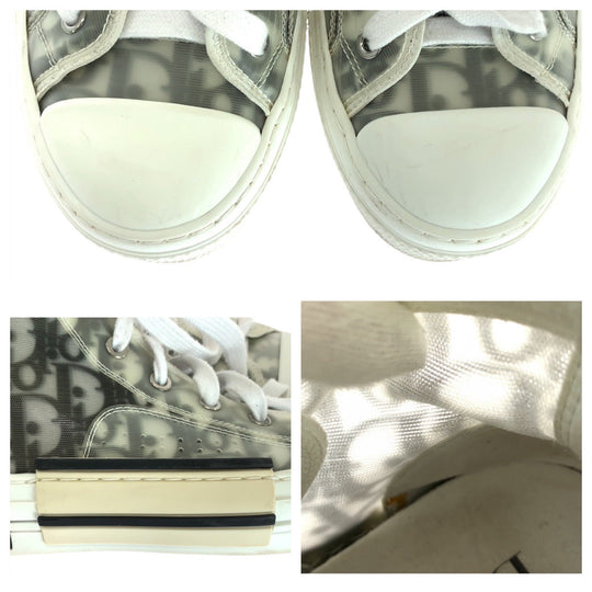 Dior sneakers fabric white Oblique 38