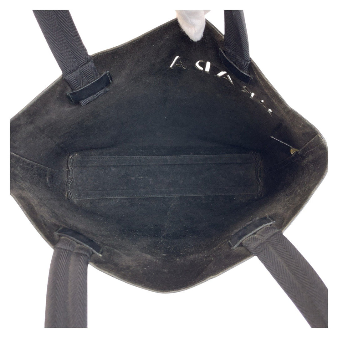 PRADA Tote Bag leather black