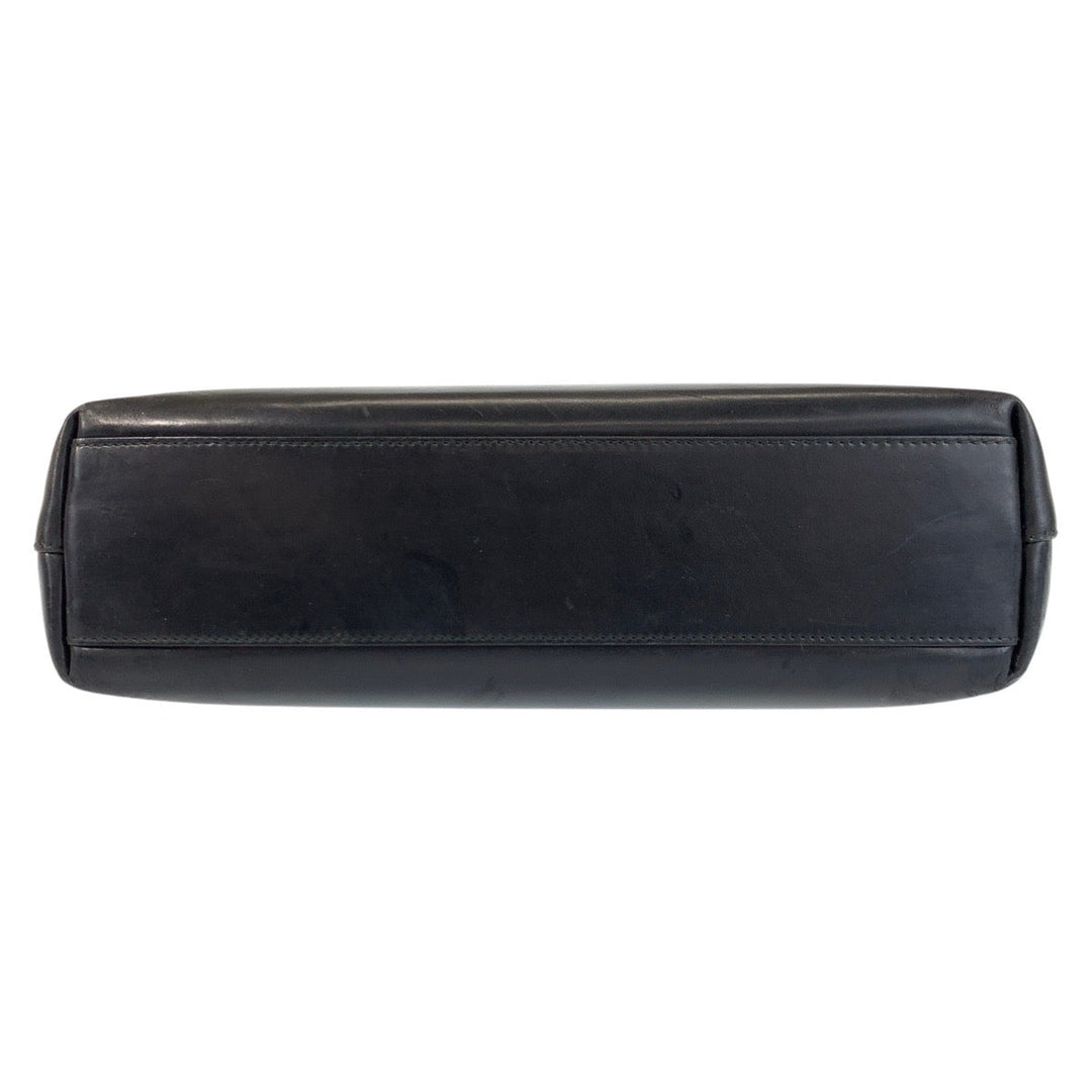 PRADA Tote Bag leather black