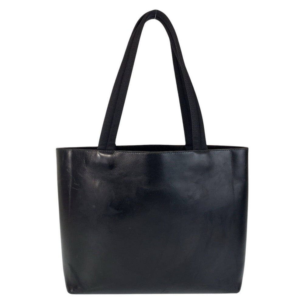 PRADA Tote Bag leather black