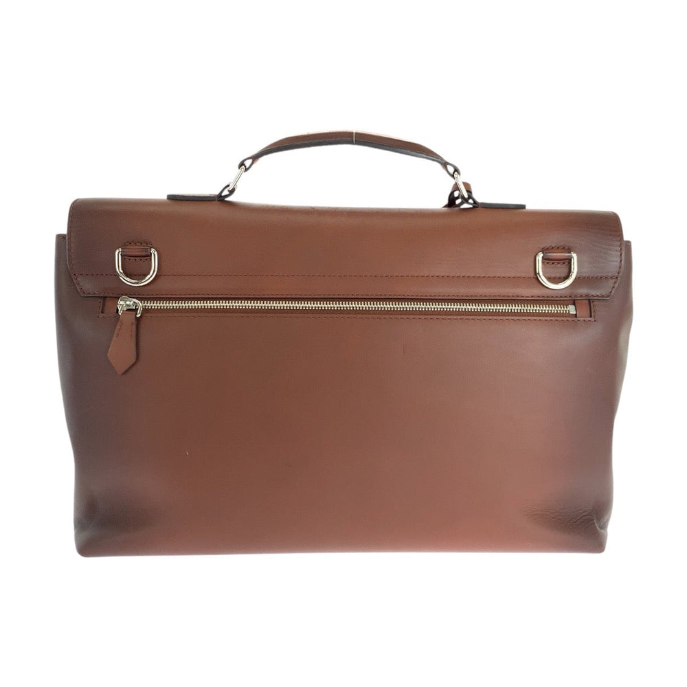 LOUIS VUITTON Business bag M50451 leather Brown Silver Metal Business Bag Shoulder Bag 2way Monogram Cuir Cultable mens Used Authentic