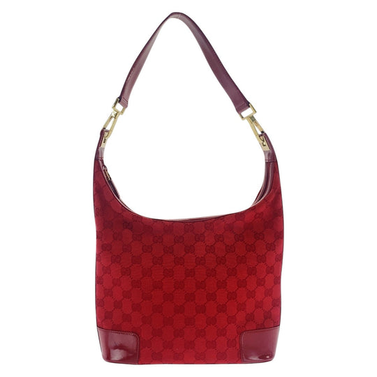 GUCCI Shoulder Bag 001 4204 GG canvas Red