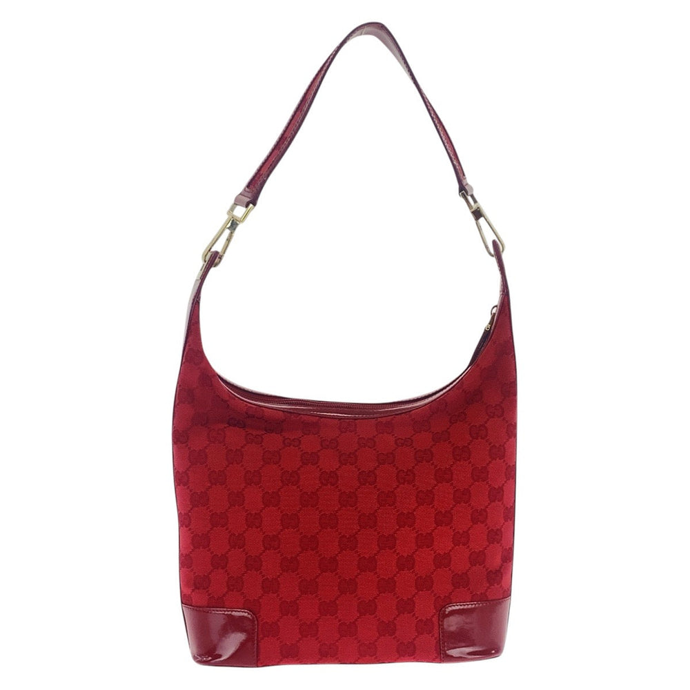 GUCCI Shoulder Bag 001 4204 GG canvas Red