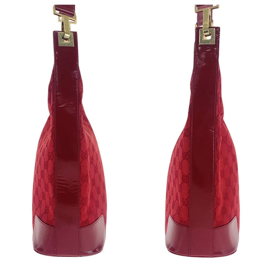 GUCCI Shoulder Bag 001 4204 GG canvas Red