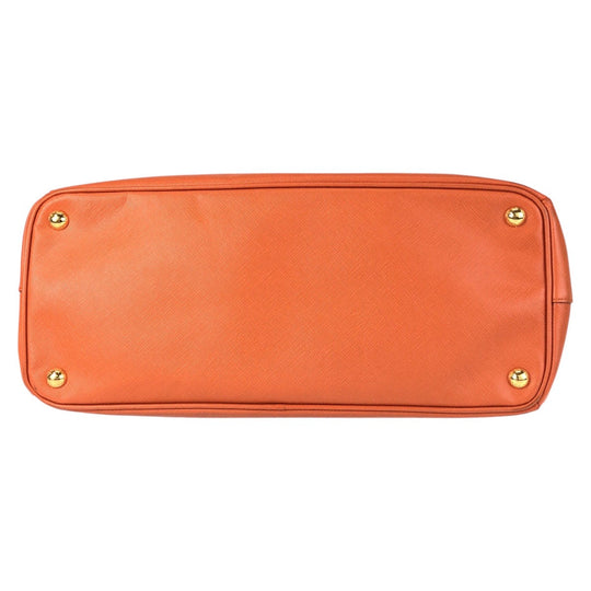 PRADA Handbag leather Orange Safiano
