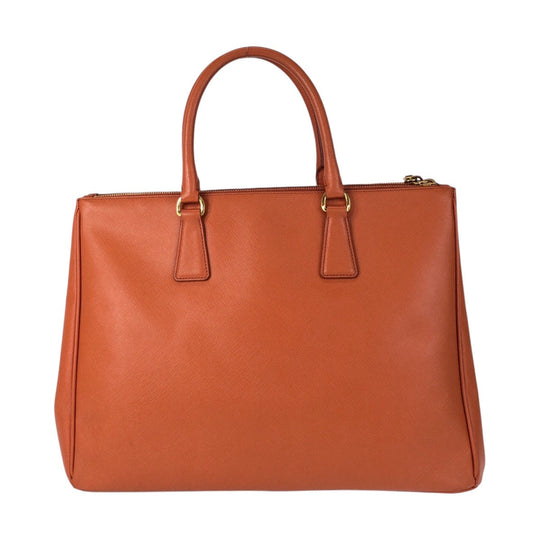PRADA Handbag leather Orange Safiano