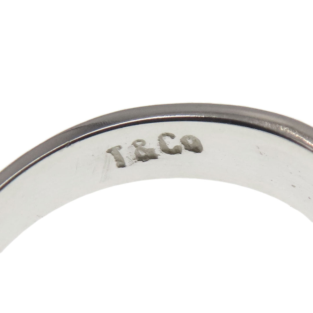 TIFFANY&Co. Ring SV Silver Triple heart Women Used Authentic
