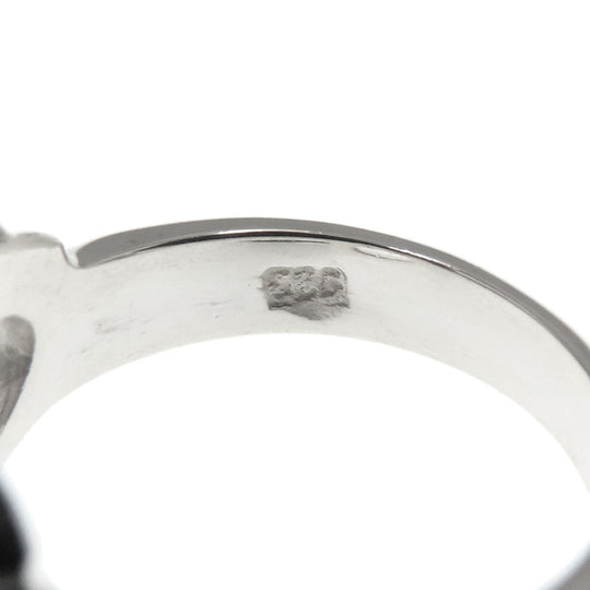 TIFFANY&Co. Ring SV Silver Triple heart Women Used Authentic