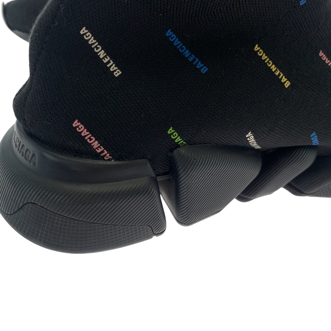 BALENCIAGA sneakers cotton black black multicolor Socks sneakers Speed 2.0 LT Sock Sneaker mens 27.5 Used Authentic