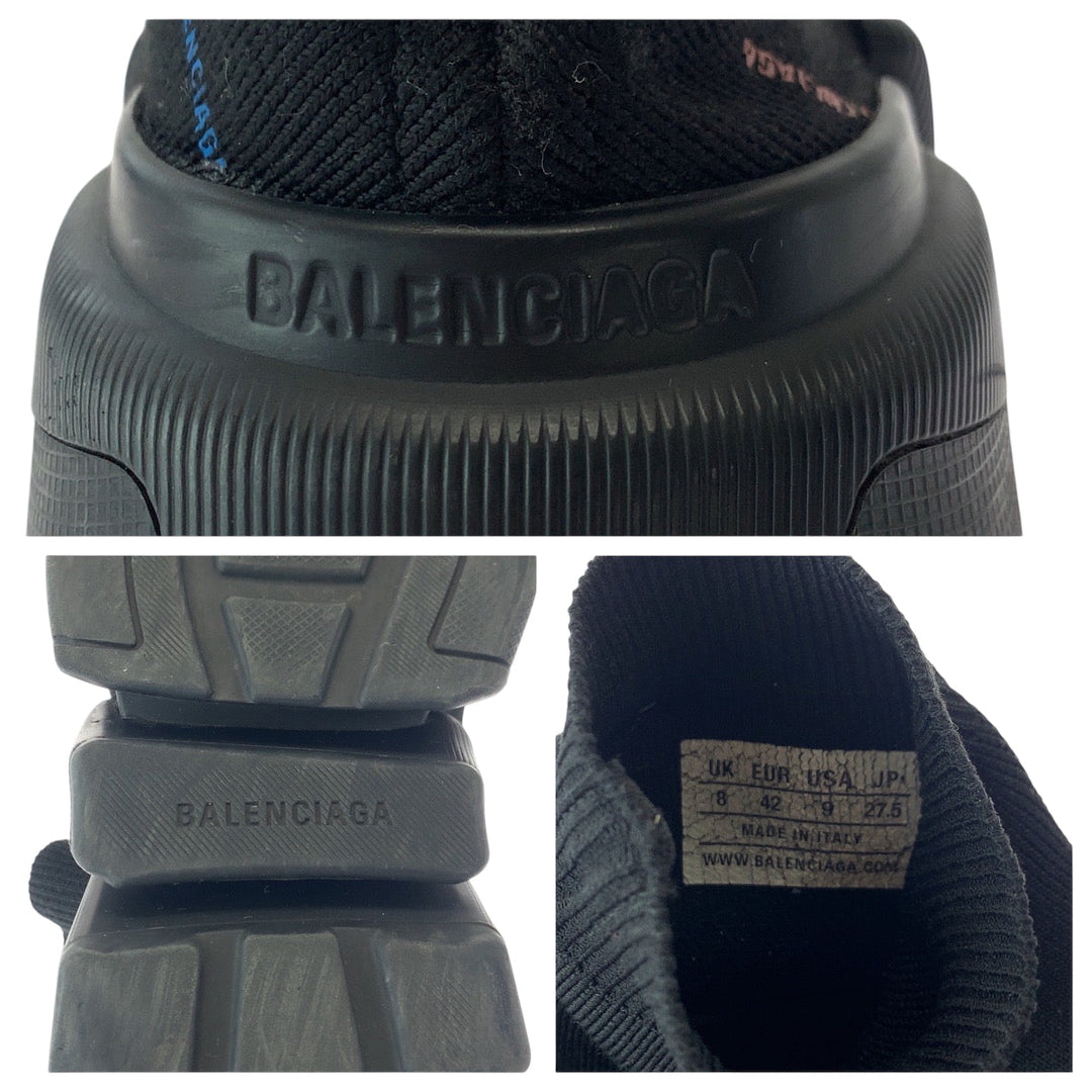 BALENCIAGA sneakers cotton black black multicolor Socks sneakers Speed 2.0 LT Sock Sneaker mens 27.5 Used Authentic