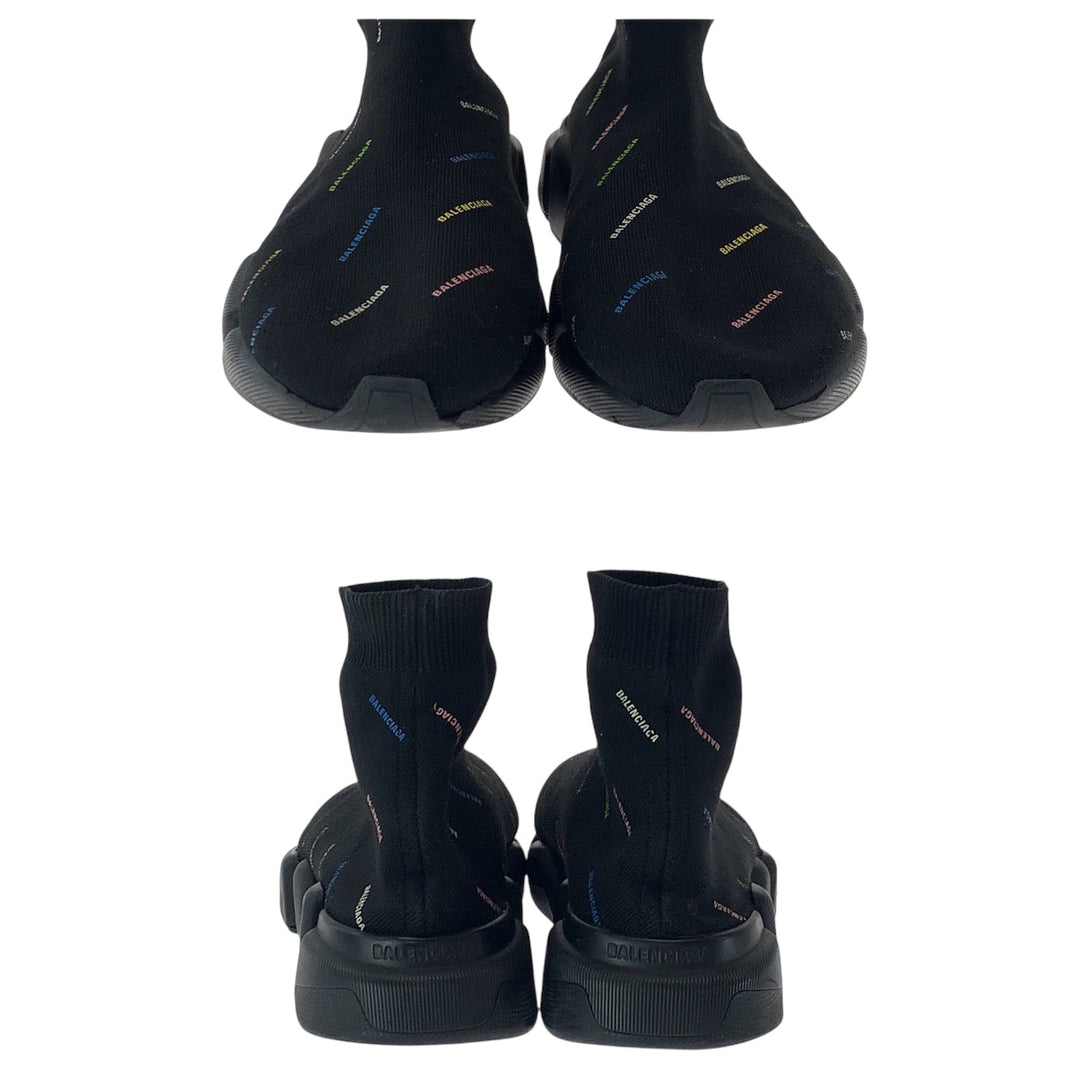 BALENCIAGA sneakers cotton black black multicolor Socks sneakers Speed 2.0 LT Sock Sneaker mens 27.5 Used Authentic