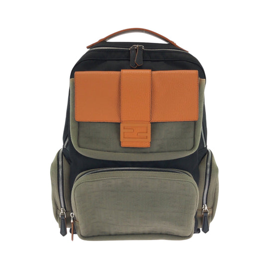 FENDI Backpack 7VZ048 canvas multicolor Zucca Pattern