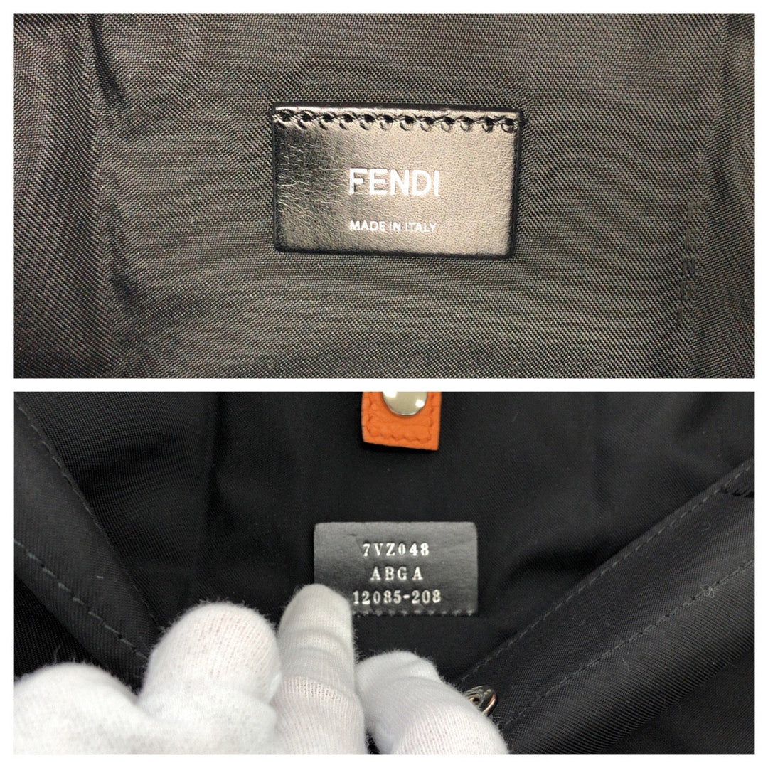 FENDI Backpack 7VZ048 canvas multicolor Zucca Pattern