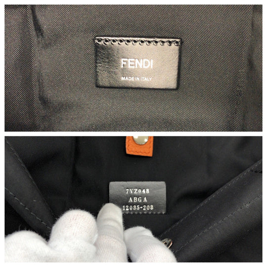 FENDI Backpack 7VZ048 canvas multicolor Zucca Pattern
