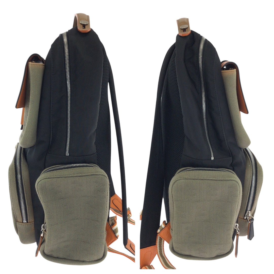 FENDI Backpack 7VZ048 canvas multicolor Zucca Pattern