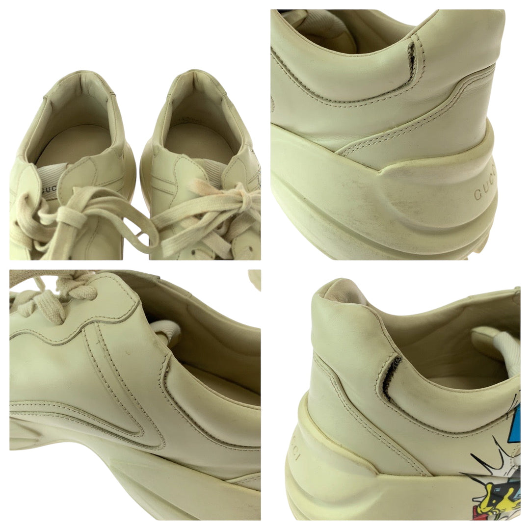GUCCI sneakers 646509 leather White multicolor Sneakers Low-cut sneakers Disney collaboration Ryton mens 13 Used Authentic