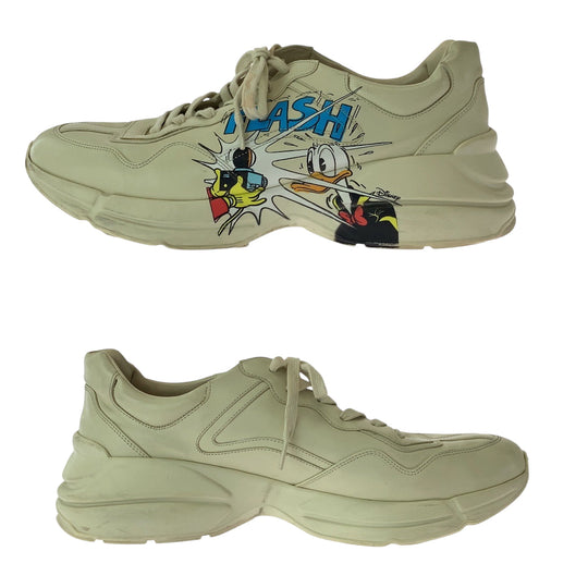 GUCCI sneakers 646509 leather White multicolor Sneakers Low-cut sneakers Disney collaboration Ryton mens 13 Used Authentic