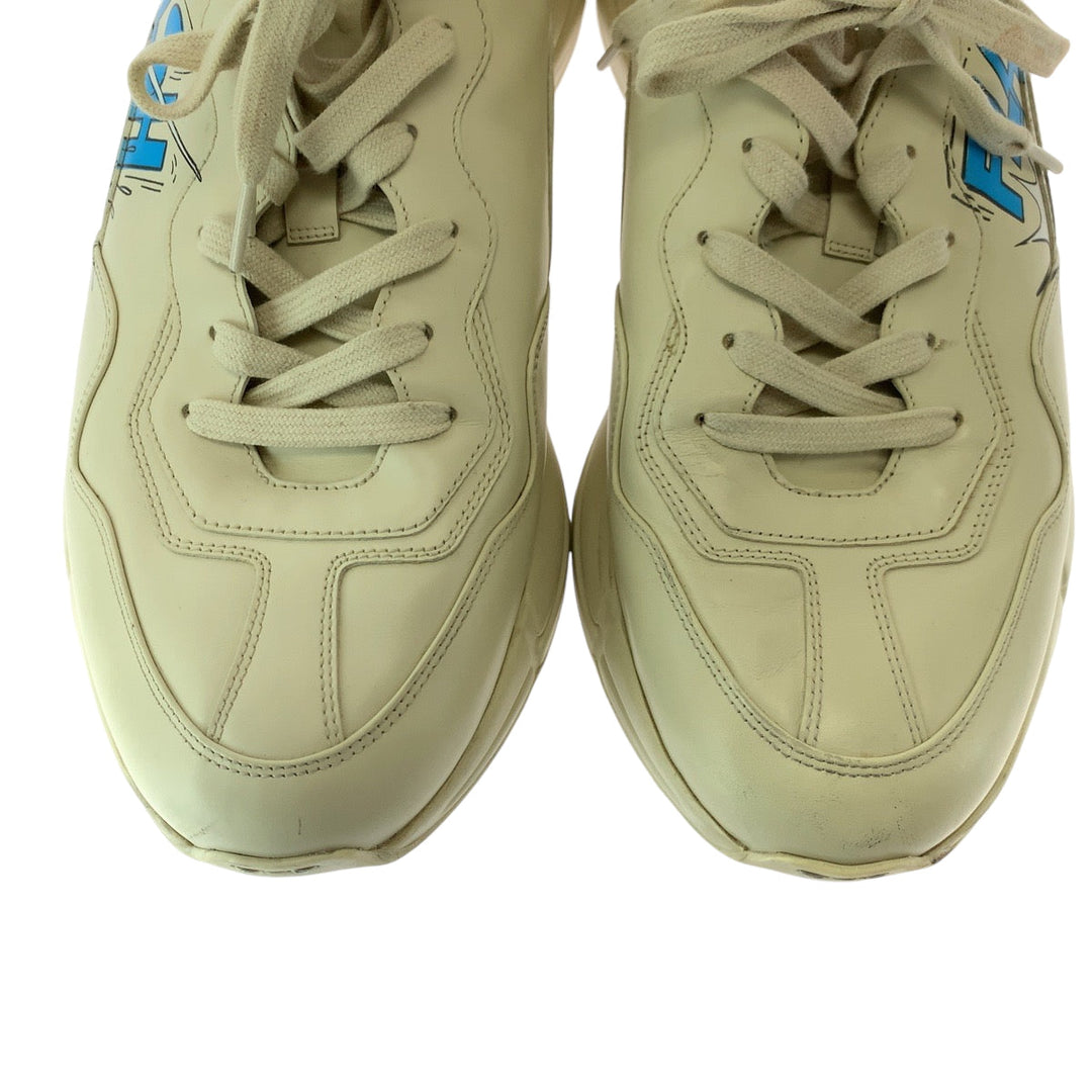 GUCCI sneakers 646509 leather White multicolor Sneakers Low-cut sneakers Disney collaboration Ryton mens 13 Used Authentic