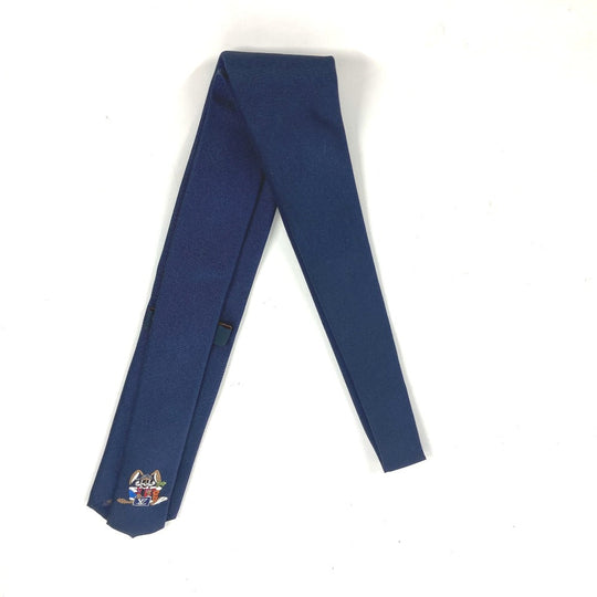 LOUIS VUITTON tie M78032 100% silk Navy Rabbit Animal Cravat LV Rabbit mens Used Authentic