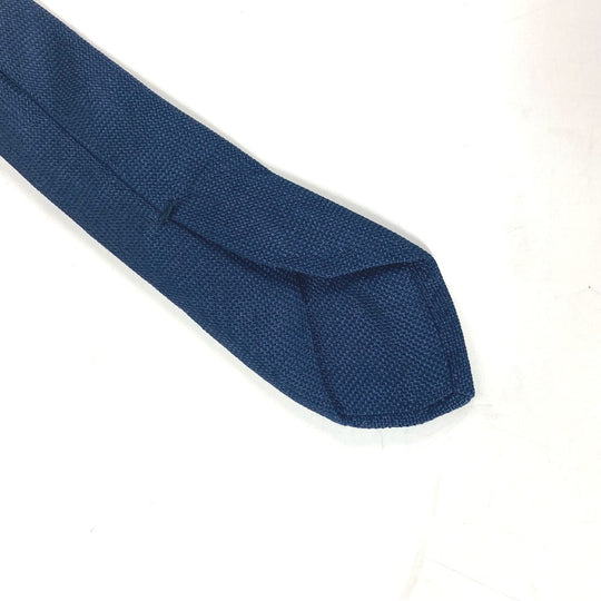 LOUIS VUITTON tie M77007 silk Navy Cravat Vivienne mens Used Authentic