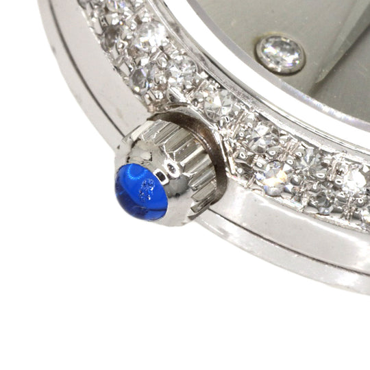 PIAGET Watches Quartz 8225P31 K18WG, K18WG, Diamond Silver Bezel 4P Diamond Manufacturer Complete Silver dial Women Used Authentic