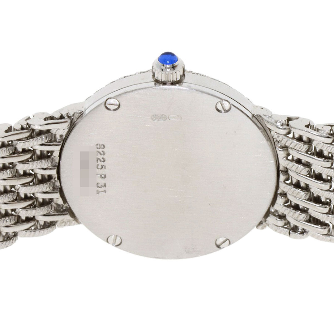 PIAGET Watches Quartz 8225P31 K18WG, K18WG, Diamond Silver Bezel 4P Diamond Manufacturer Complete Silver dial Women Used Authentic