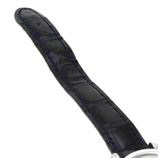 Chopard Watches Quartz 20/6281 K18WG, leather Silver Happy Diamonds Maker Complete 1.1" white dial Women Used Authentic