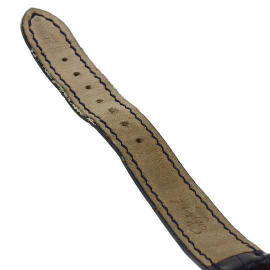 Chopard Watches Quartz 20/6281 K18WG, leather Silver Happy Diamonds Maker Complete 1.1" white dial Women Used Authentic