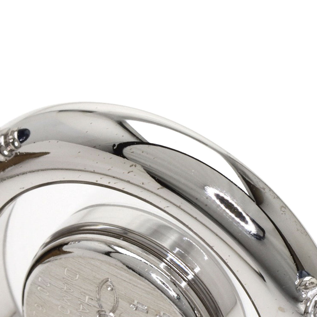 Chopard Watches Quartz 20/6281 K18WG, leather Silver Happy Diamonds Maker Complete 1.1" white dial Women Used Authentic