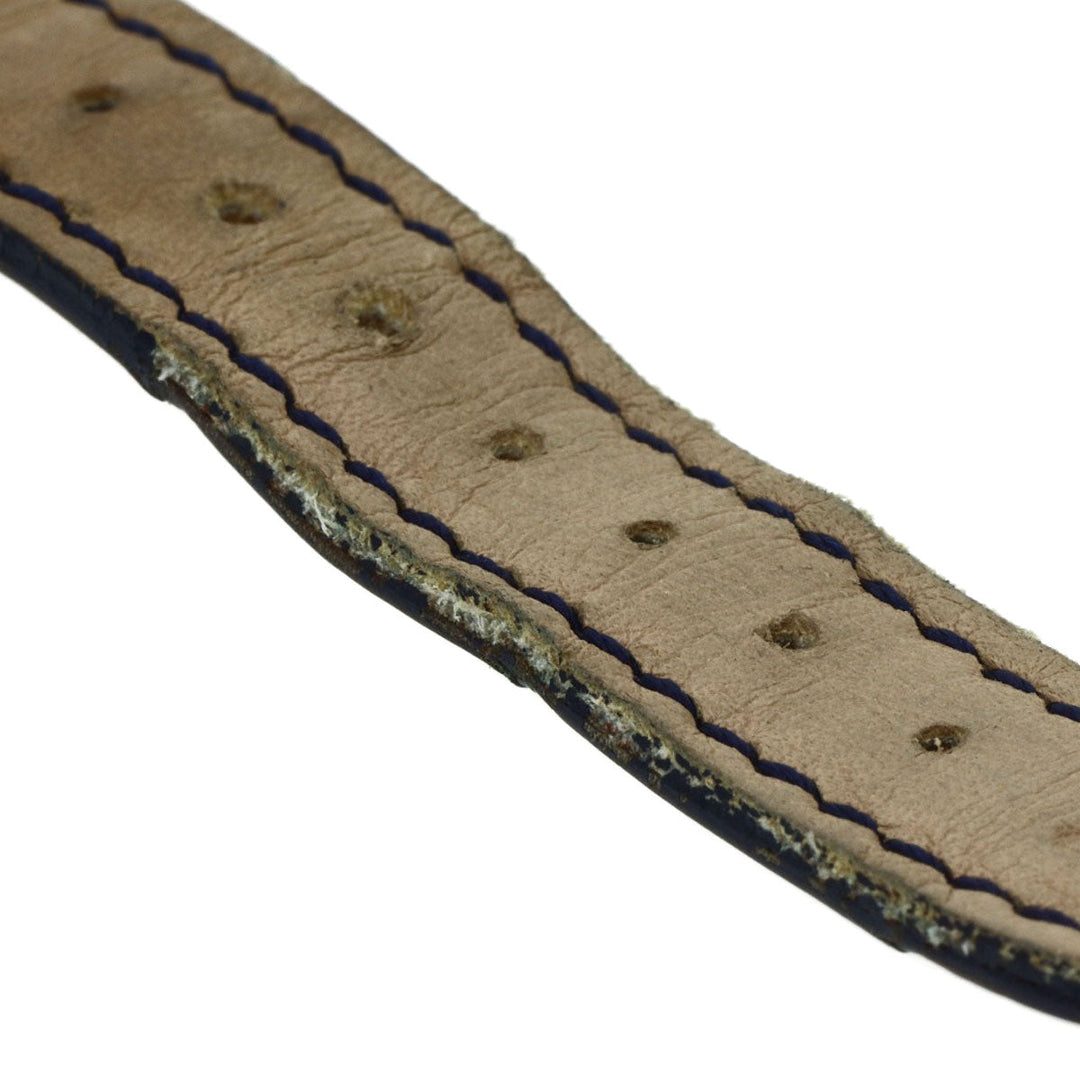 Chopard Watches Quartz 20/6281 K18WG, leather Silver Happy Diamonds Maker Complete 1.1" white dial Women Used Authentic