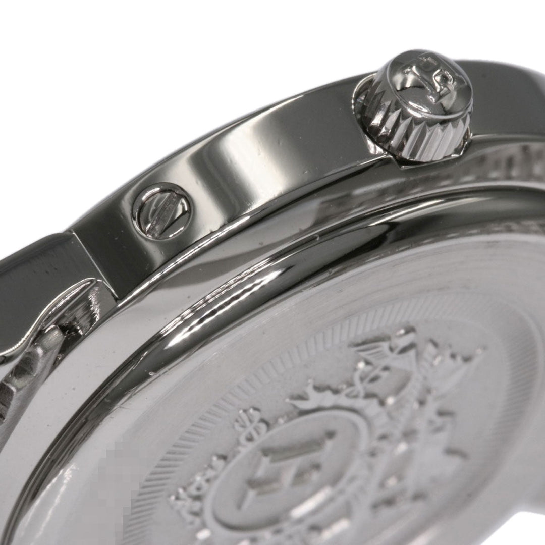 HERMES Watches Quartz CL4.230 Stainless Steel , Stainless Steel Silver Clipper Nacre 12P Diamond Pink shell dial Women Used Authentic