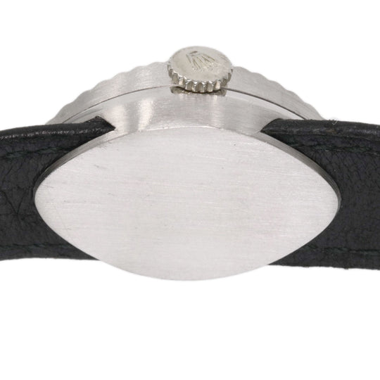 ROLEX Watches Hand Winding 2000 K18WG, leather Silver Chameleon Almond 1967 Silver dial Women Used Authentic