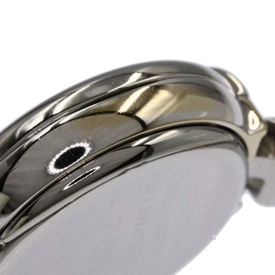 GUCCI Watches Quartz 1400L Stainless Steel , Stainless Steel Silver Round face black dial Women Used Authentic