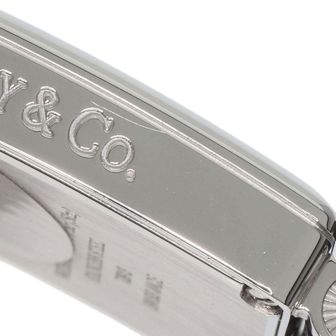 TIFFANY&Co. Watches Quartz Z3001.10.10A10A68A Stainless Steel, Leather Silver gallery black dial Women Used Authentic