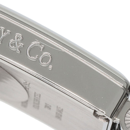 TIFFANY&Co. Watches Quartz Z3001.10.10A10A68A Stainless Steel, Leather Silver gallery black dial Women Used Authentic