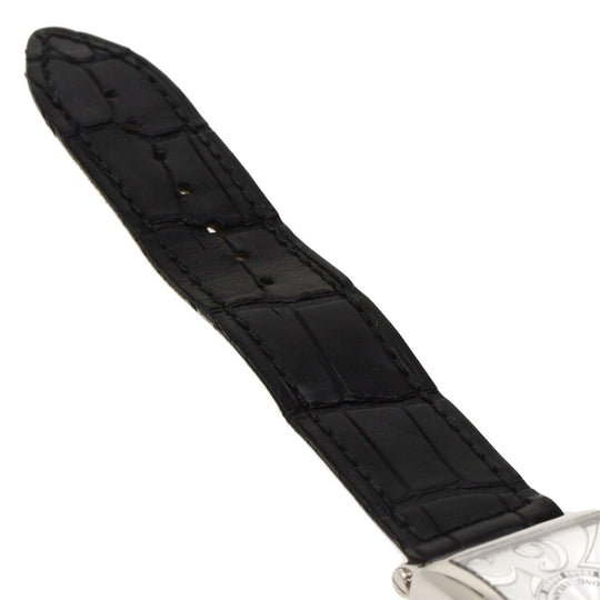 FRANCK MULLER Watches Quartz 902QZ K18WG, leather Silver Long Island Silver dial Women Used Authentic