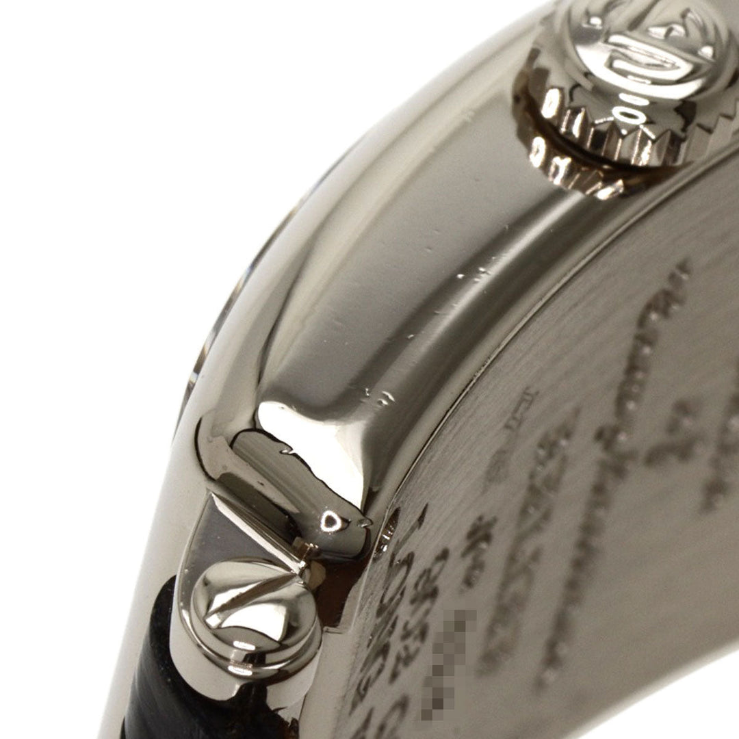 FRANCK MULLER Watches Quartz 902QZ K18WG, leather Silver Long Island Silver dial Women Used Authentic