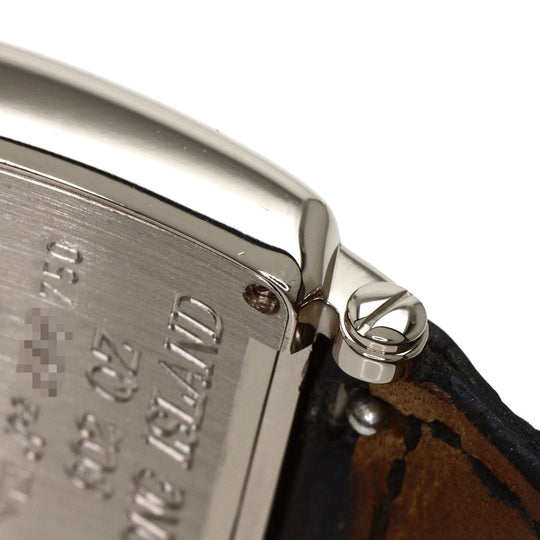 FRANCK MULLER Watches Quartz 902QZ K18WG, leather Silver Long Island Silver dial Women Used Authentic