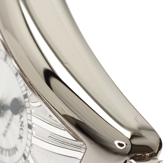 FRANCK MULLER Watches Quartz 902QZ K18WG, leather Silver Long Island Silver dial Women Used Authentic