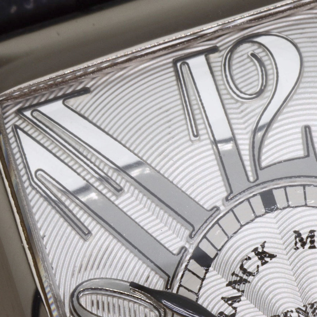 FRANCK MULLER Watches Quartz 902QZ K18WG, leather Silver Long Island Silver dial Women Used Authentic