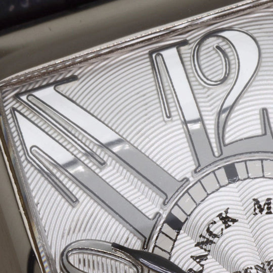 FRANCK MULLER Watches Quartz 902QZ K18WG, leather Silver Long Island Silver dial Women Used Authentic