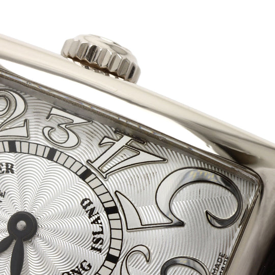 FRANCK MULLER Watches Quartz 902QZ K18WG, leather Silver Long Island Silver dial Women Used Authentic