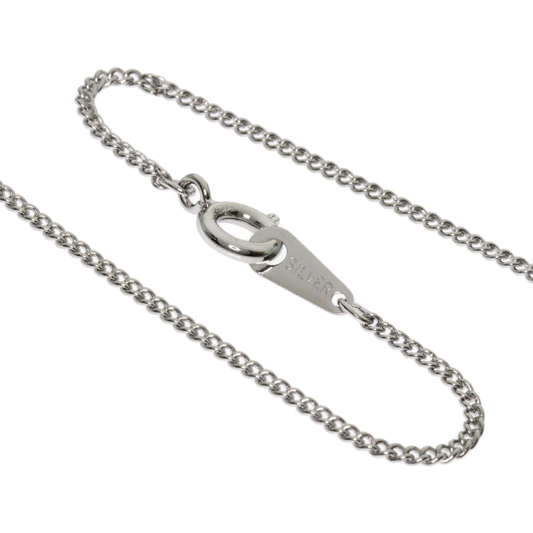 MIKIMOTO Necklace SV Silver Pearl Women Used Authentic