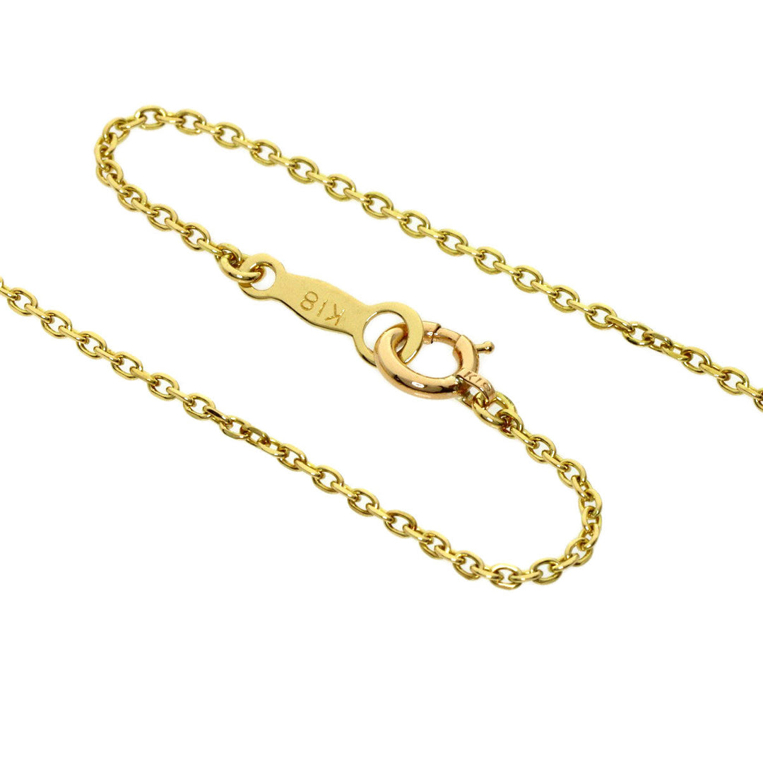 MIKIMOTO Necklace 18K Yellow Gold gold Pearl pearl diamond Women Used Authentic