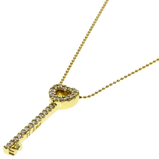 Ponte Vecchio Necklace 18K Yellow Gold gold key diamond Women Used Authentic